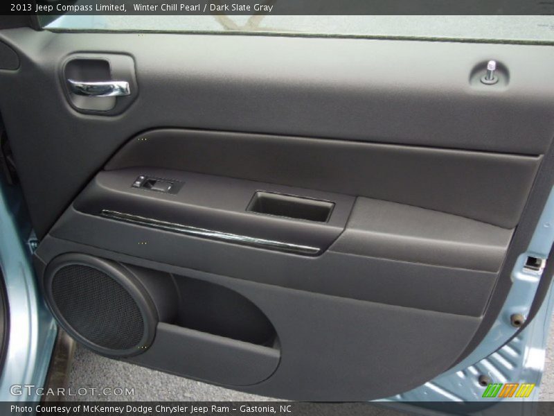 Winter Chill Pearl / Dark Slate Gray 2013 Jeep Compass Limited