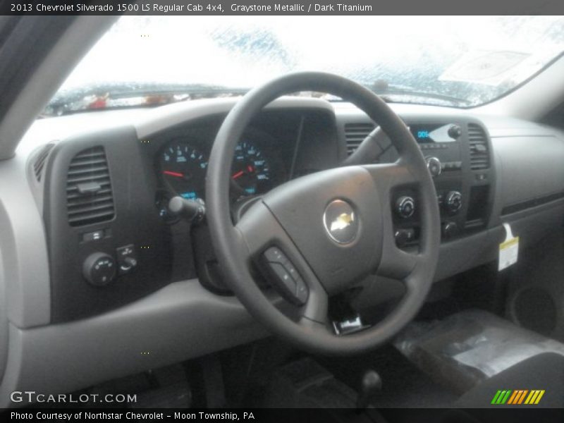 Graystone Metallic / Dark Titanium 2013 Chevrolet Silverado 1500 LS Regular Cab 4x4