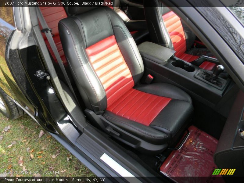 Black / Black/Red 2007 Ford Mustang Shelby GT500 Coupe