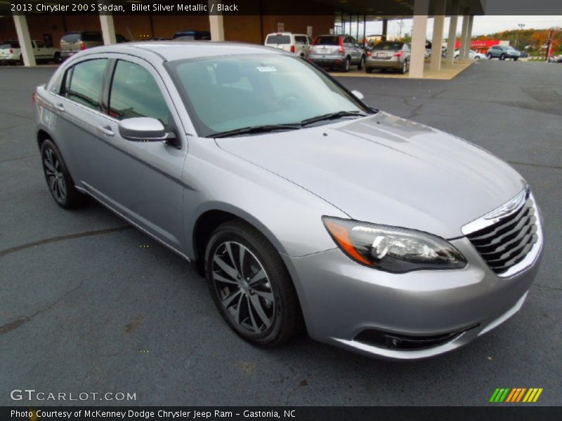 Billet Silver Metallic / Black 2013 Chrysler 200 S Sedan