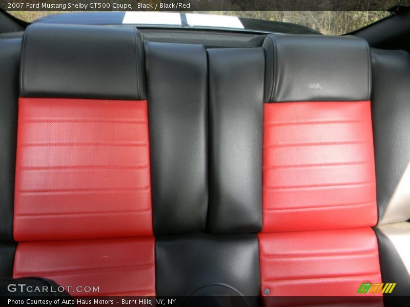 Black / Black/Red 2007 Ford Mustang Shelby GT500 Coupe