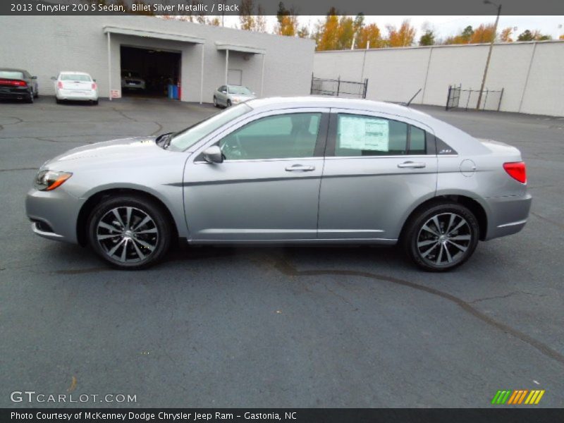 Billet Silver Metallic / Black 2013 Chrysler 200 S Sedan