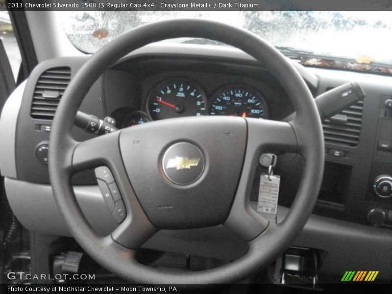 Graystone Metallic / Dark Titanium 2013 Chevrolet Silverado 1500 LS Regular Cab 4x4