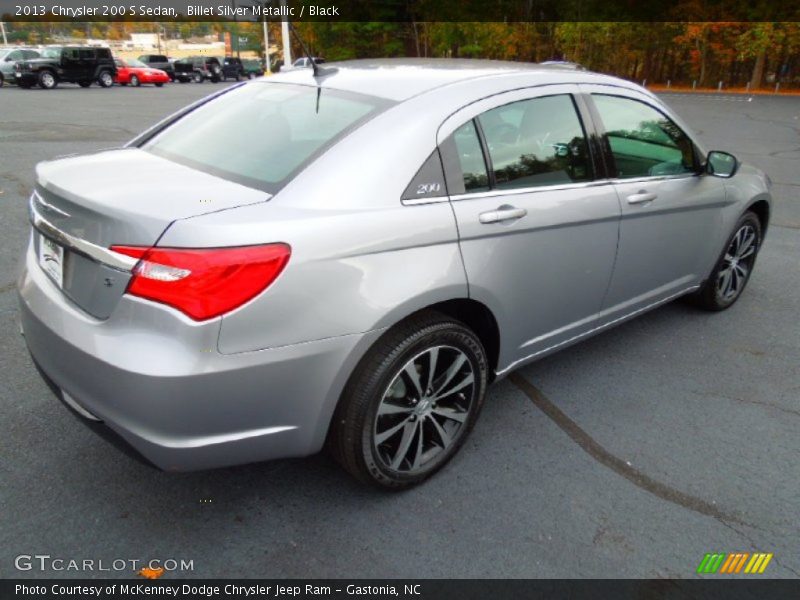 Billet Silver Metallic / Black 2013 Chrysler 200 S Sedan