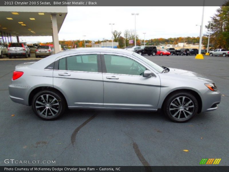 Billet Silver Metallic / Black 2013 Chrysler 200 S Sedan