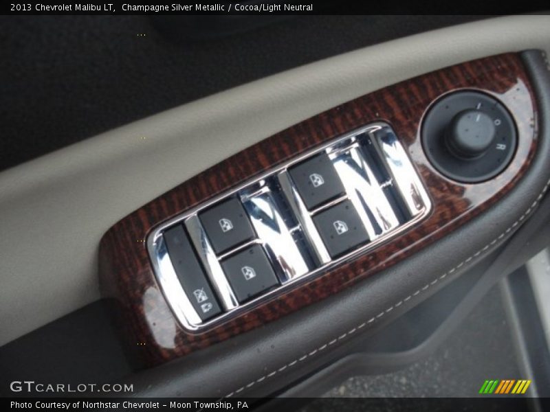Champagne Silver Metallic / Cocoa/Light Neutral 2013 Chevrolet Malibu LT