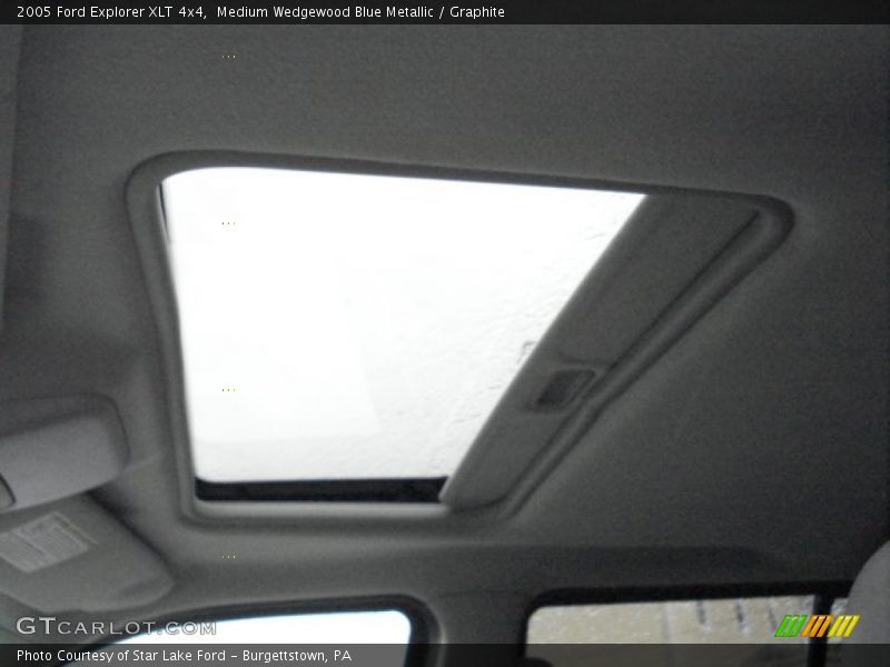 Medium Wedgewood Blue Metallic / Graphite 2005 Ford Explorer XLT 4x4