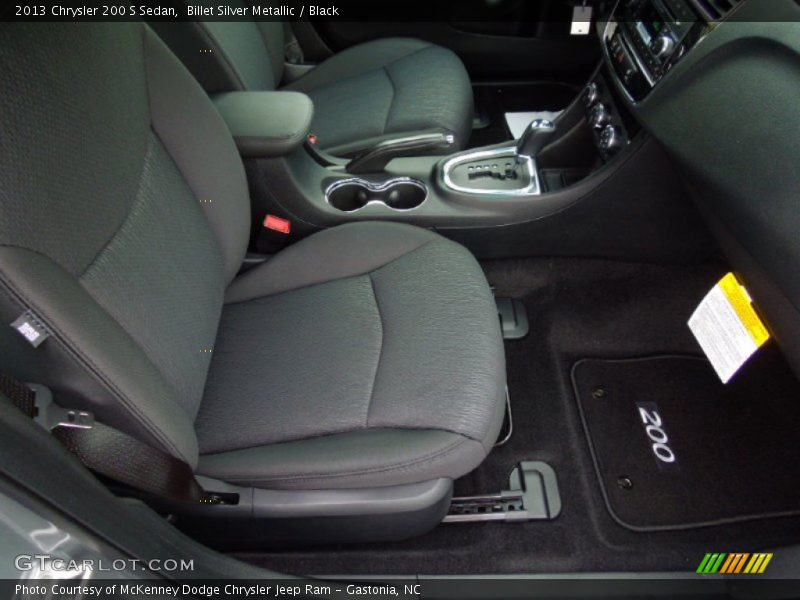 Billet Silver Metallic / Black 2013 Chrysler 200 S Sedan