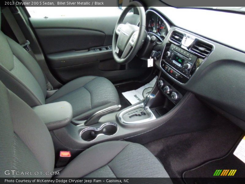 Billet Silver Metallic / Black 2013 Chrysler 200 S Sedan