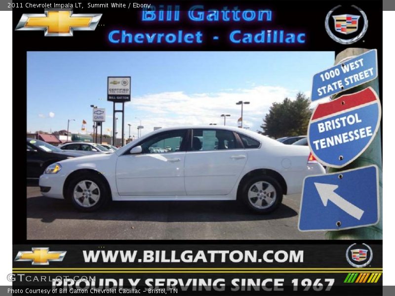 Summit White / Ebony 2011 Chevrolet Impala LT