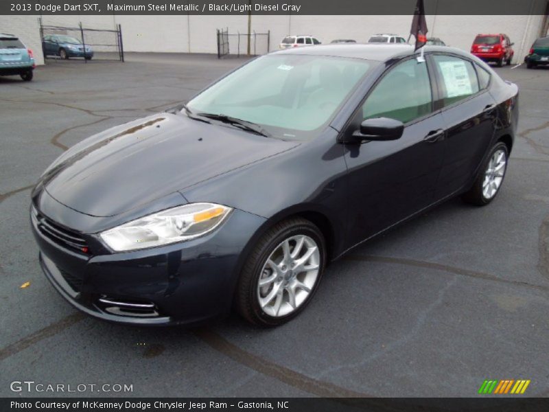 Maximum Steel Metallic / Black/Light Diesel Gray 2013 Dodge Dart SXT