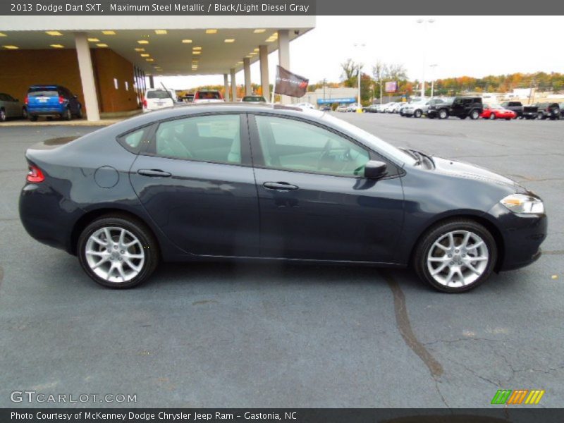 Maximum Steel Metallic / Black/Light Diesel Gray 2013 Dodge Dart SXT