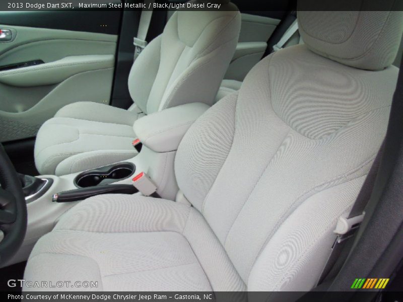 Maximum Steel Metallic / Black/Light Diesel Gray 2013 Dodge Dart SXT