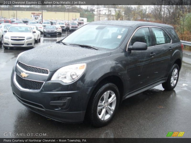 Ashen Gray Metallic / Jet Black 2013 Chevrolet Equinox LS