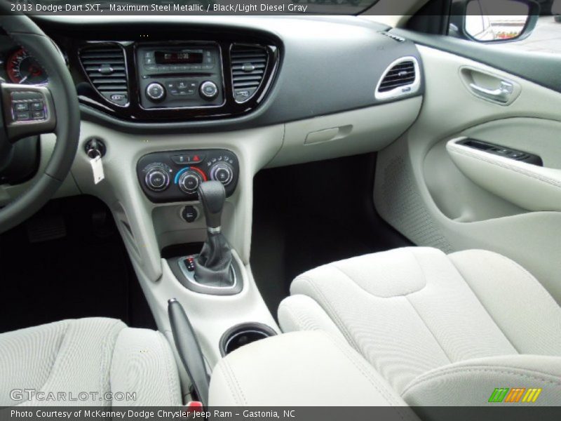 Maximum Steel Metallic / Black/Light Diesel Gray 2013 Dodge Dart SXT