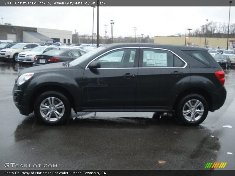 Ashen Gray Metallic / Jet Black 2013 Chevrolet Equinox LS
