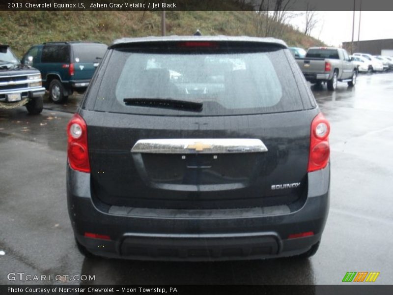 Ashen Gray Metallic / Jet Black 2013 Chevrolet Equinox LS