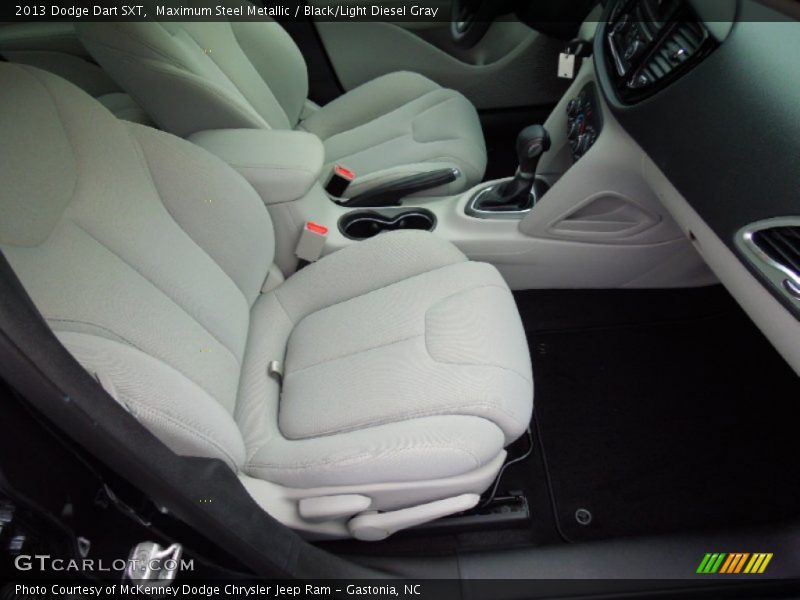 Maximum Steel Metallic / Black/Light Diesel Gray 2013 Dodge Dart SXT