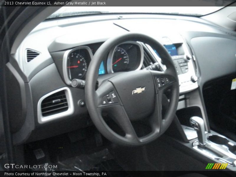 Ashen Gray Metallic / Jet Black 2013 Chevrolet Equinox LS