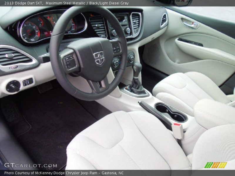 Maximum Steel Metallic / Black/Light Diesel Gray 2013 Dodge Dart SXT