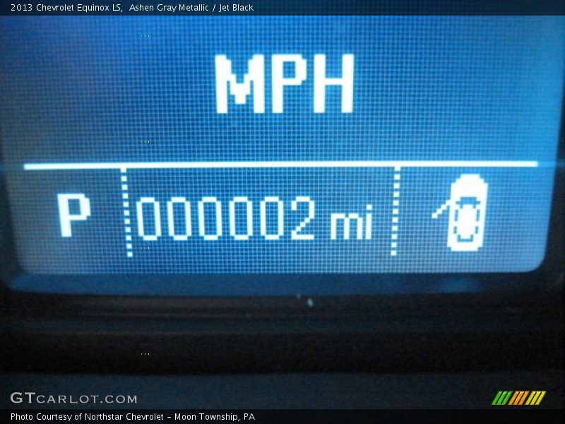Ashen Gray Metallic / Jet Black 2013 Chevrolet Equinox LS