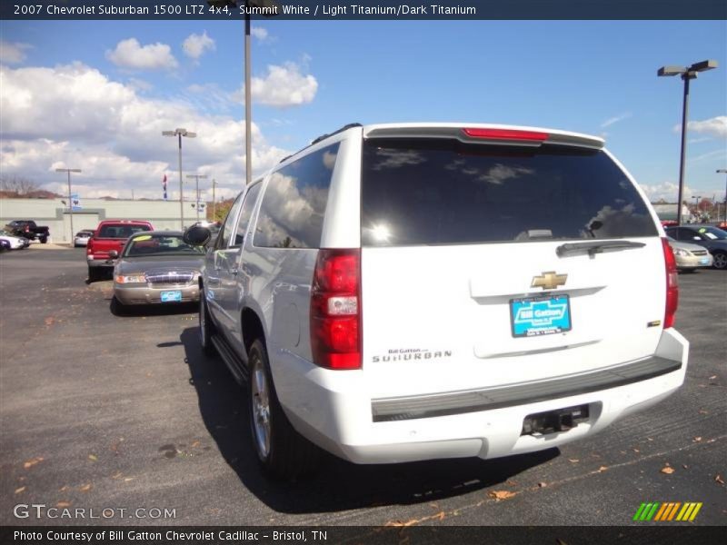 Summit White / Light Titanium/Dark Titanium 2007 Chevrolet Suburban 1500 LTZ 4x4