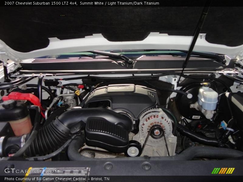 Summit White / Light Titanium/Dark Titanium 2007 Chevrolet Suburban 1500 LTZ 4x4