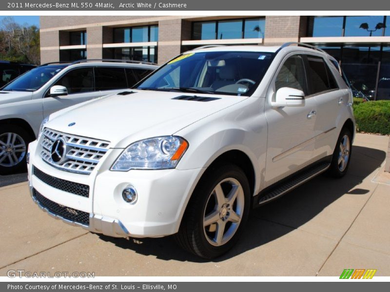 Arctic White / Cashmere 2011 Mercedes-Benz ML 550 4Matic