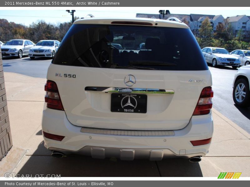 Arctic White / Cashmere 2011 Mercedes-Benz ML 550 4Matic