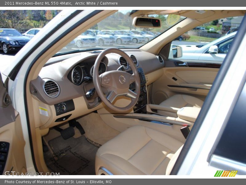 Arctic White / Cashmere 2011 Mercedes-Benz ML 550 4Matic