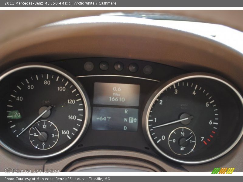 Arctic White / Cashmere 2011 Mercedes-Benz ML 550 4Matic