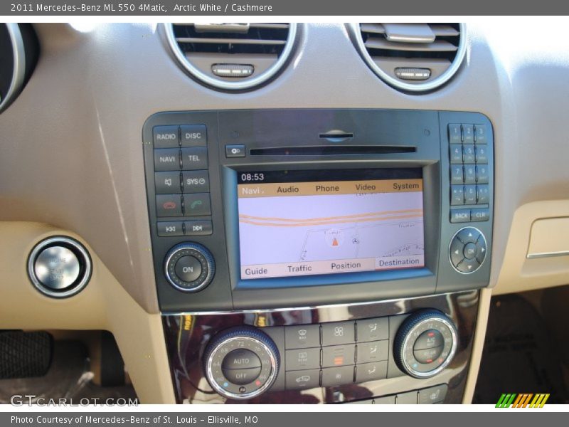 Arctic White / Cashmere 2011 Mercedes-Benz ML 550 4Matic