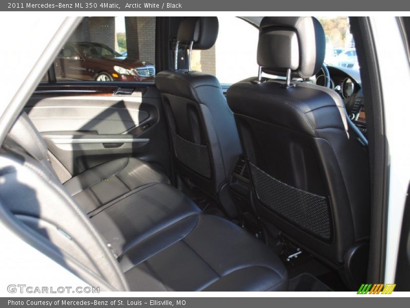 Arctic White / Black 2011 Mercedes-Benz ML 350 4Matic