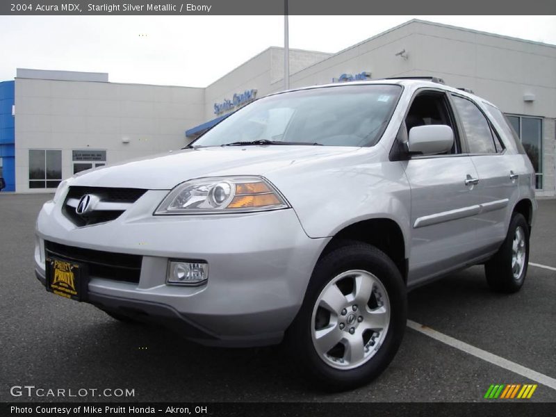 Starlight Silver Metallic / Ebony 2004 Acura MDX