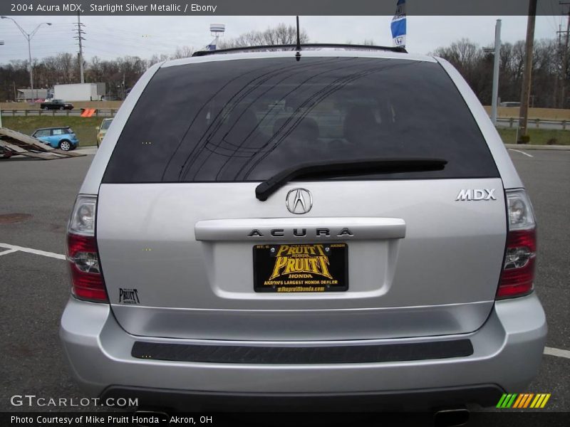 Starlight Silver Metallic / Ebony 2004 Acura MDX