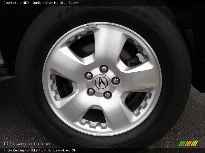 Starlight Silver Metallic / Ebony 2004 Acura MDX