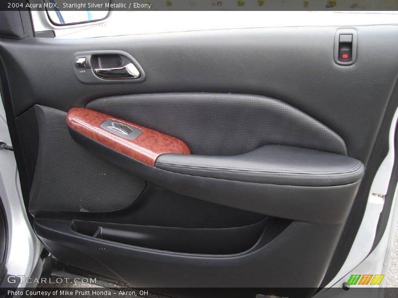 Starlight Silver Metallic / Ebony 2004 Acura MDX