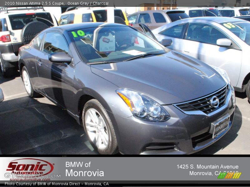 Ocean Gray / Charcoal 2010 Nissan Altima 2.5 S Coupe