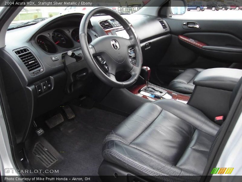 Starlight Silver Metallic / Ebony 2004 Acura MDX