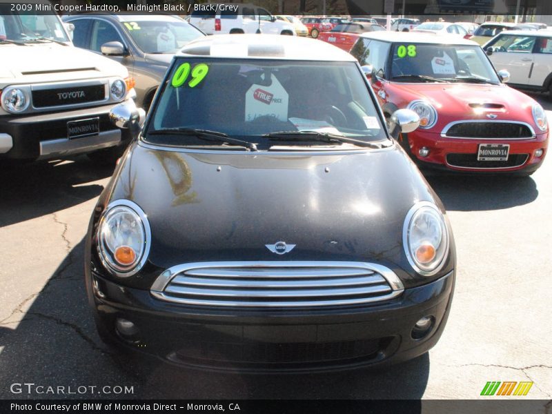 Midnight Black / Black/Grey 2009 Mini Cooper Hardtop
