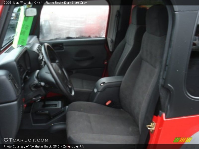 Flame Red / Dark Slate Gray 2005 Jeep Wrangler X 4x4