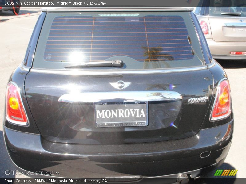 Midnight Black / Black/Grey 2009 Mini Cooper Hardtop