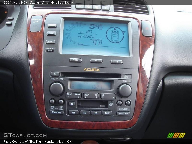 Starlight Silver Metallic / Ebony 2004 Acura MDX