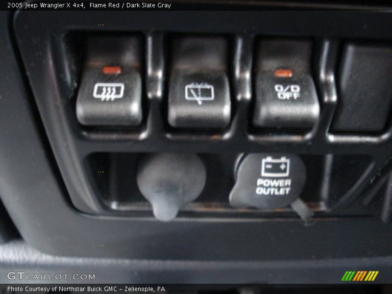Flame Red / Dark Slate Gray 2005 Jeep Wrangler X 4x4