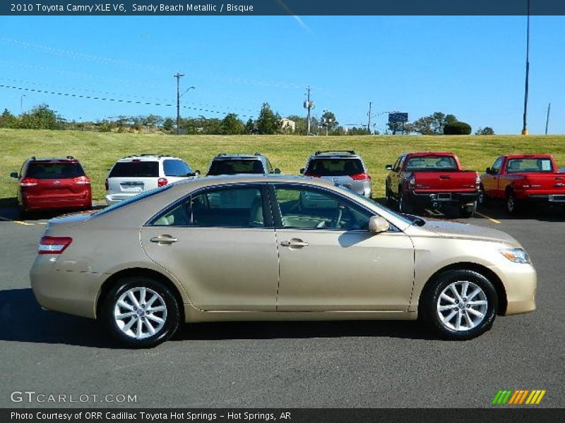 Sandy Beach Metallic / Bisque 2010 Toyota Camry XLE V6