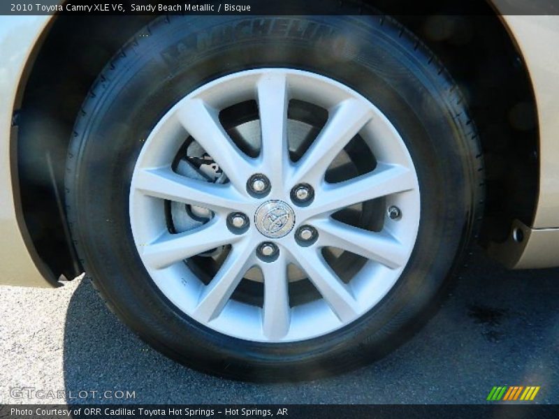 Sandy Beach Metallic / Bisque 2010 Toyota Camry XLE V6