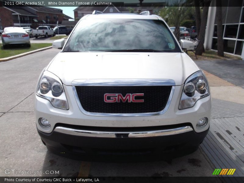 White Diamond Tintcoat / Cashmere 2011 GMC Acadia SLT
