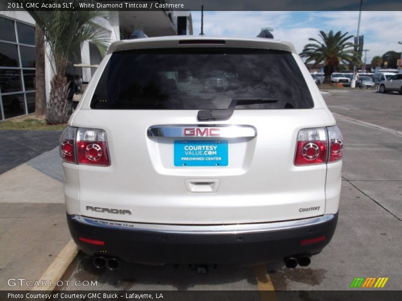 White Diamond Tintcoat / Cashmere 2011 GMC Acadia SLT