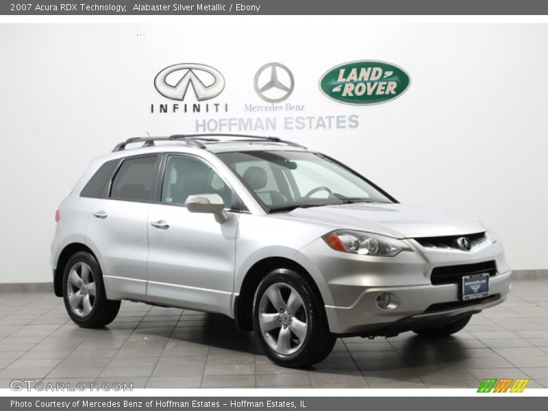 Alabaster Silver Metallic / Ebony 2007 Acura RDX Technology