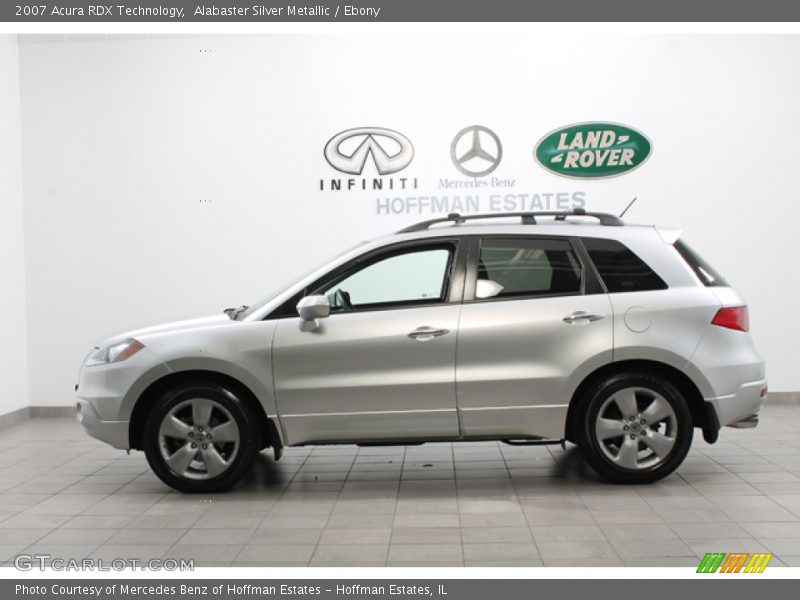 Alabaster Silver Metallic / Ebony 2007 Acura RDX Technology